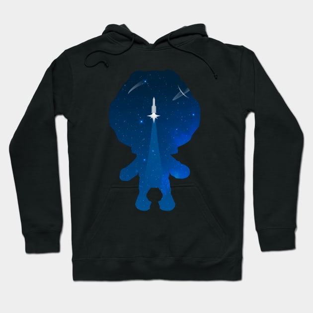 Little Astronaut Hoodie by jeffmcdowalldesign